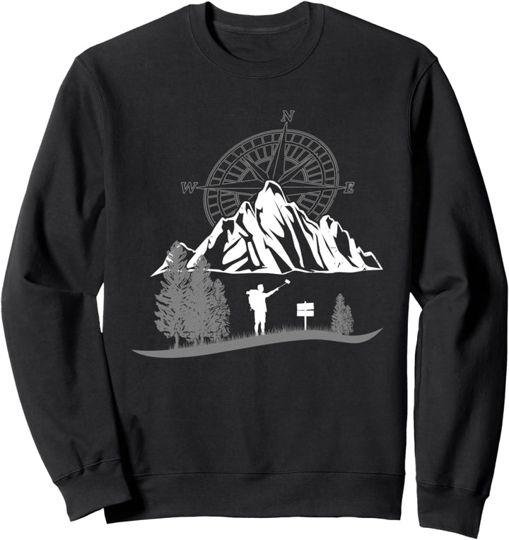 Berge und Wandern für Herren, Damen und Kinder Wander Sweatshirt