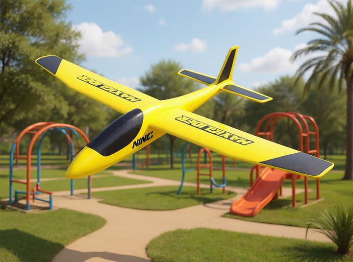 Ninco - Maxi Glider Flugzeug zum Werfen. Ab 3 Jahren. gelb (NH92030)