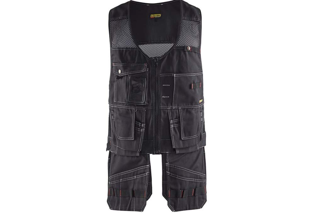 Blåkläder 31001370 Arbeiterweste, Schwarz, XL XL Schwarz, XL Schwarz