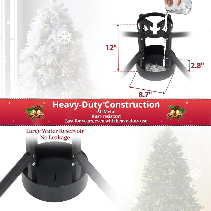 Weihnachtsbaumständer, Stabile Abnehmbare Weihnachtsbaumständer Baumhalter für Lebenige Weihnachtsba