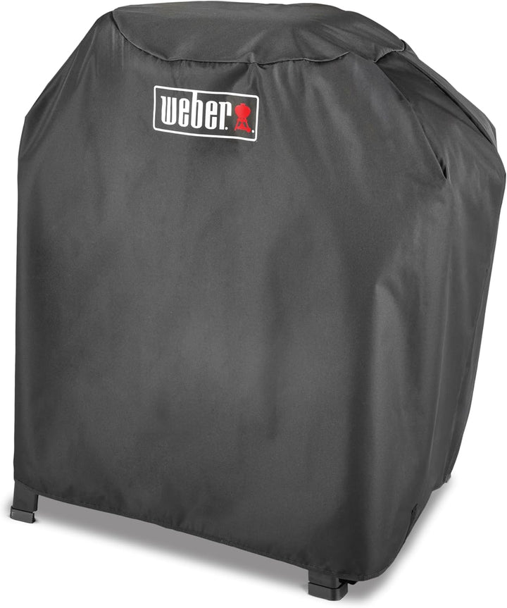 Weber Premium Grill Abdeckhaube für Lumin mit Stand, atmungsaktiv UV- & wasserbeständig, Schutz for