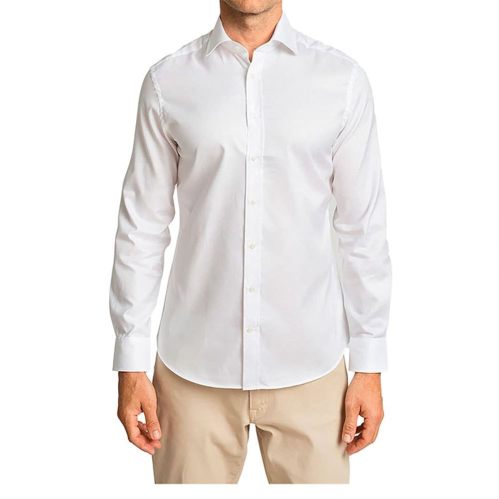 Hackett London Herren Royal Ox Bc Shirt 56 White (White), 56 White (White)