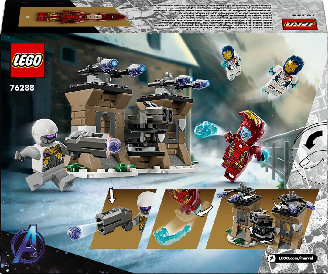 LEGO | Marvel Iron Man & Iron Legion vs. Hydra-Soldat - Avengers Spielzeug - Kreatives Spielset für