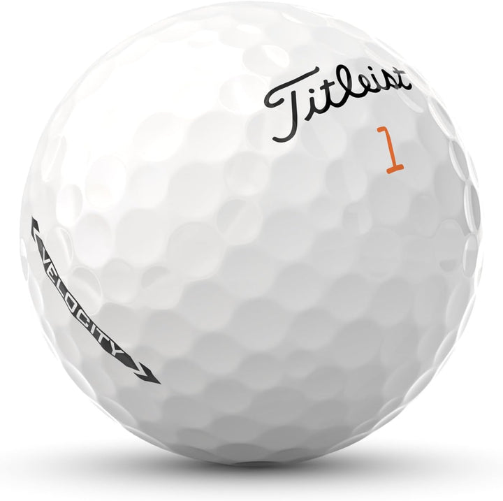 Titleist Velocity Golfball 42.67 millimeters Weiss, 42.67 millimeters Weiss