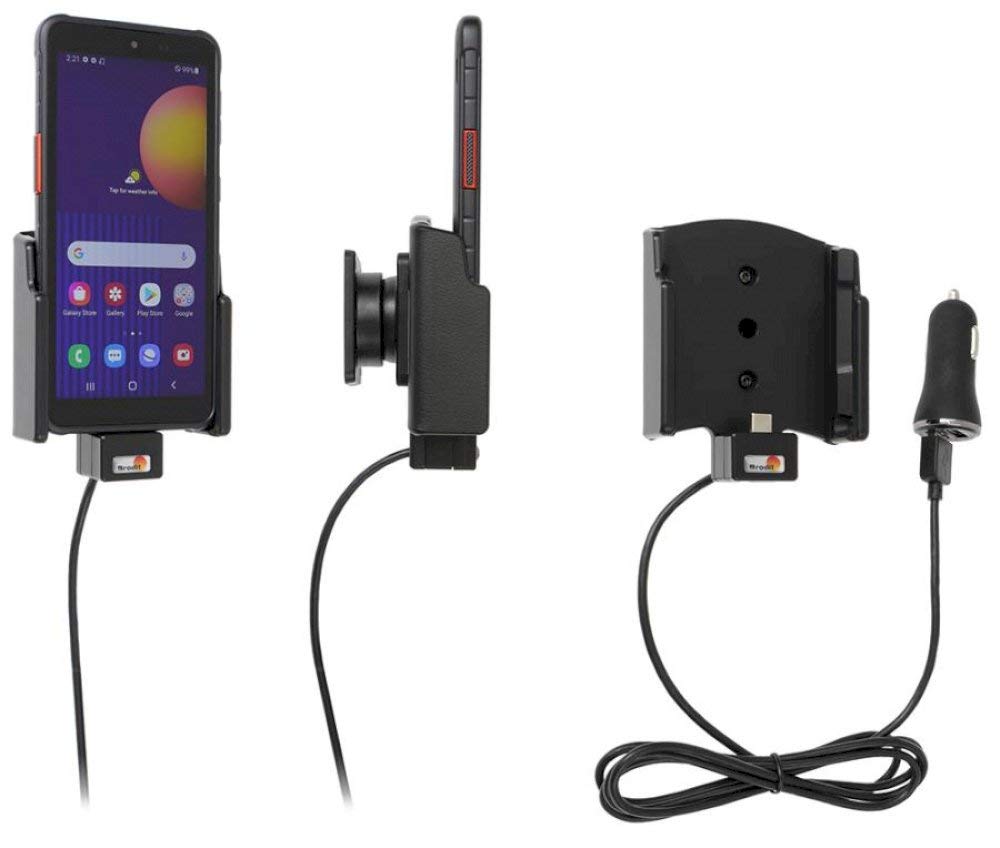 Brodit Gerätehalter 721242 | Made IN Sweden | mit Ladefunktion für Smartphones - Samsung Galaxy Xcov
