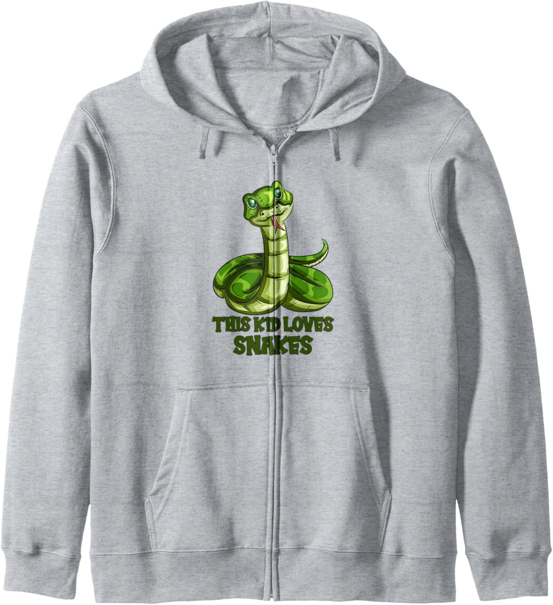 Klapperschlange Python Kinder Schlange This Kid Loves Snakes Kapuzenjacke