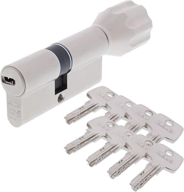 ABUS EC550 Profil-Knaufzylinder Länge Z45/K45mm mit 8 Schlüssel