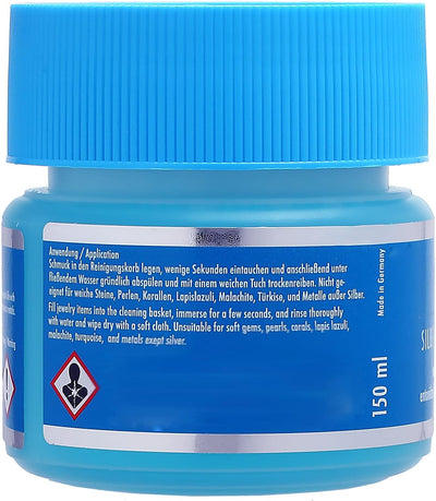 Sambol Silber Tauchbad Set 150 ml Silberbad und 15x16cm Silberpoliertuch