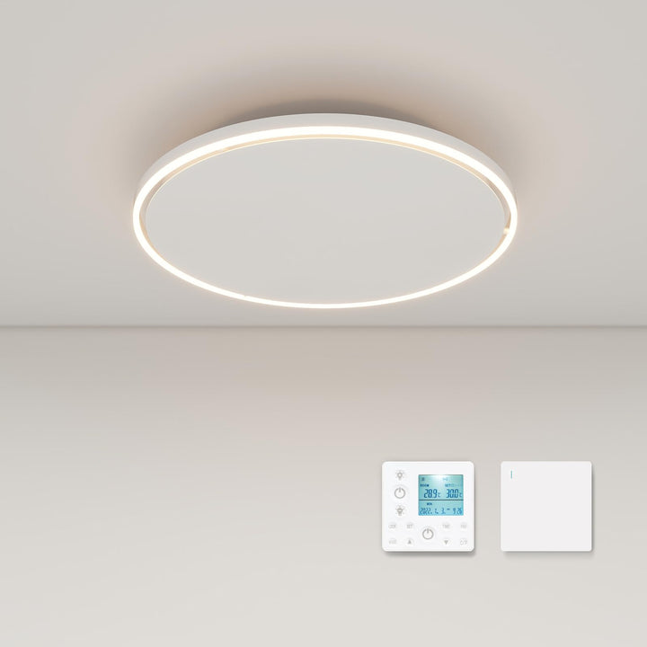 Infrarotheizung Deckenmontage 1440 Watt, Infrarot Deckenheizung mit LED Beleuchtung Licht, Heizstrah