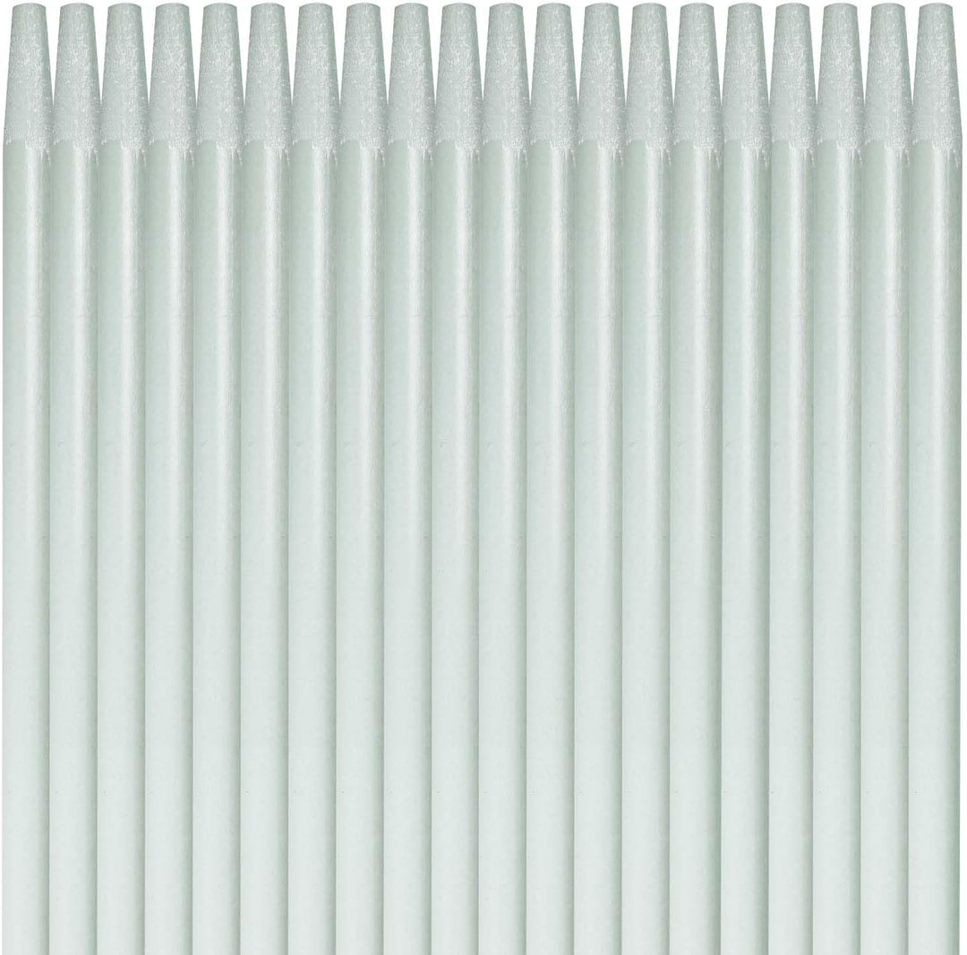 20 Weisse 1m x 7 mm Rankstäbe aus Glasfaser Fiberglas GFK Weiss - 20 Stück 7mm, Weiss - 20 Stück 7mm
