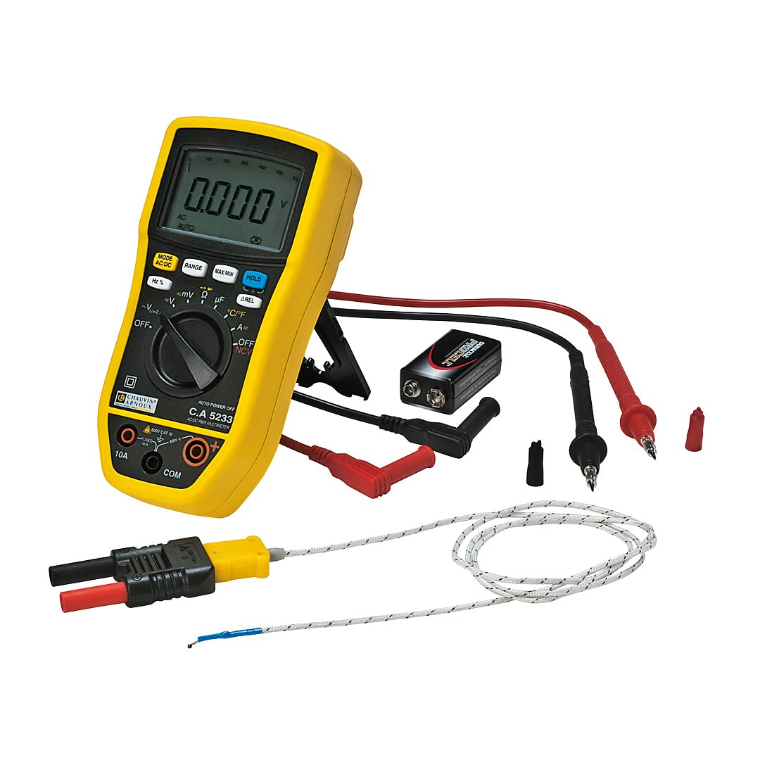 Chauvin Arnoux P01196733 C.A 5233 Multimeter (TRMS)