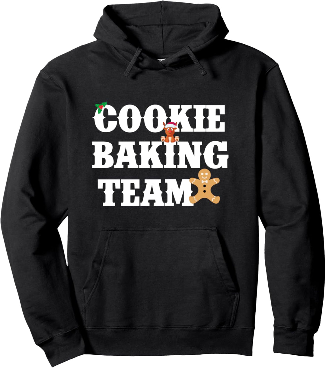 Funny Cookie Baking Team Matching Family Christmas Cooking Pullover Hoodie