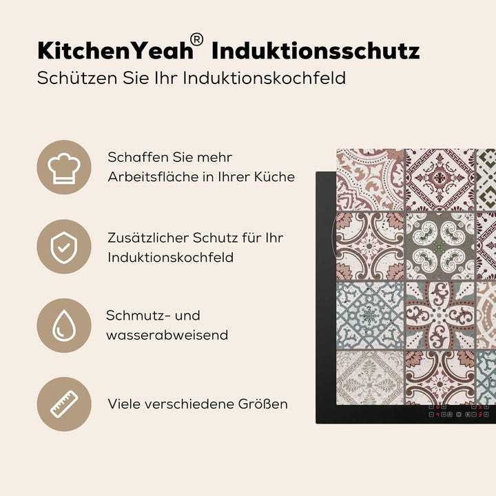 KitchenYeah© Herdabdeckplatte Einteilig Ceranfeld Abdeckplatte für Induktionsschutz Ceranfeldabdecku
