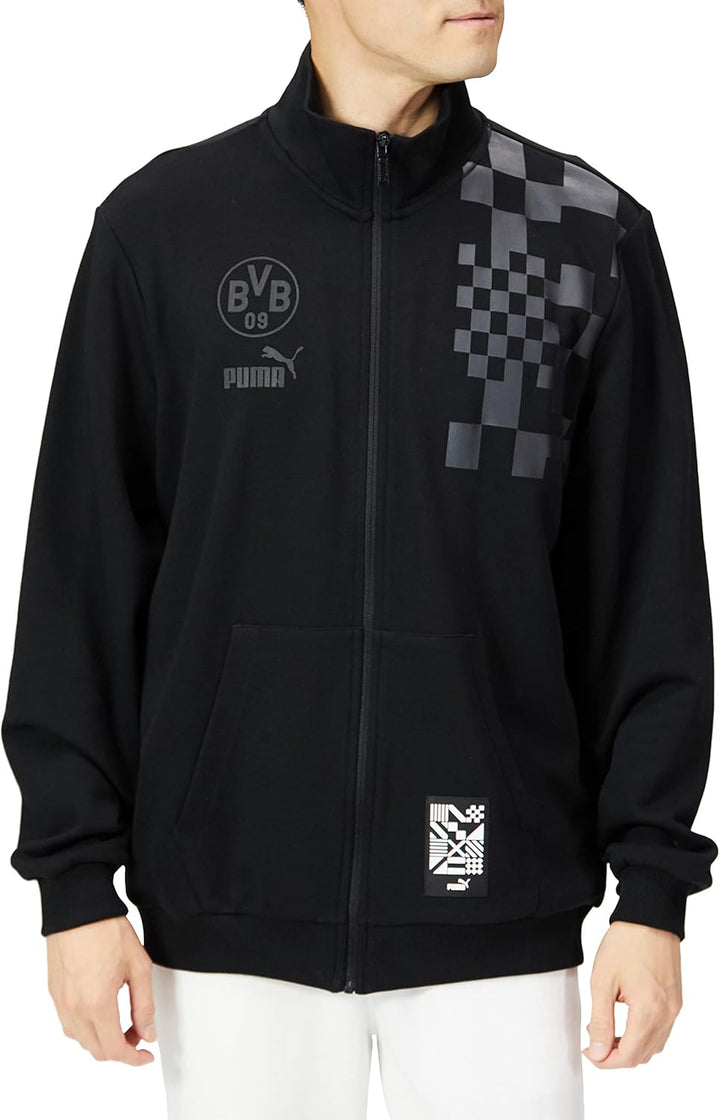 Puma BVB ftblCulture Track Jacket schwarz Borussia Dortmund Sportjacke S Schwarz, S Schwarz