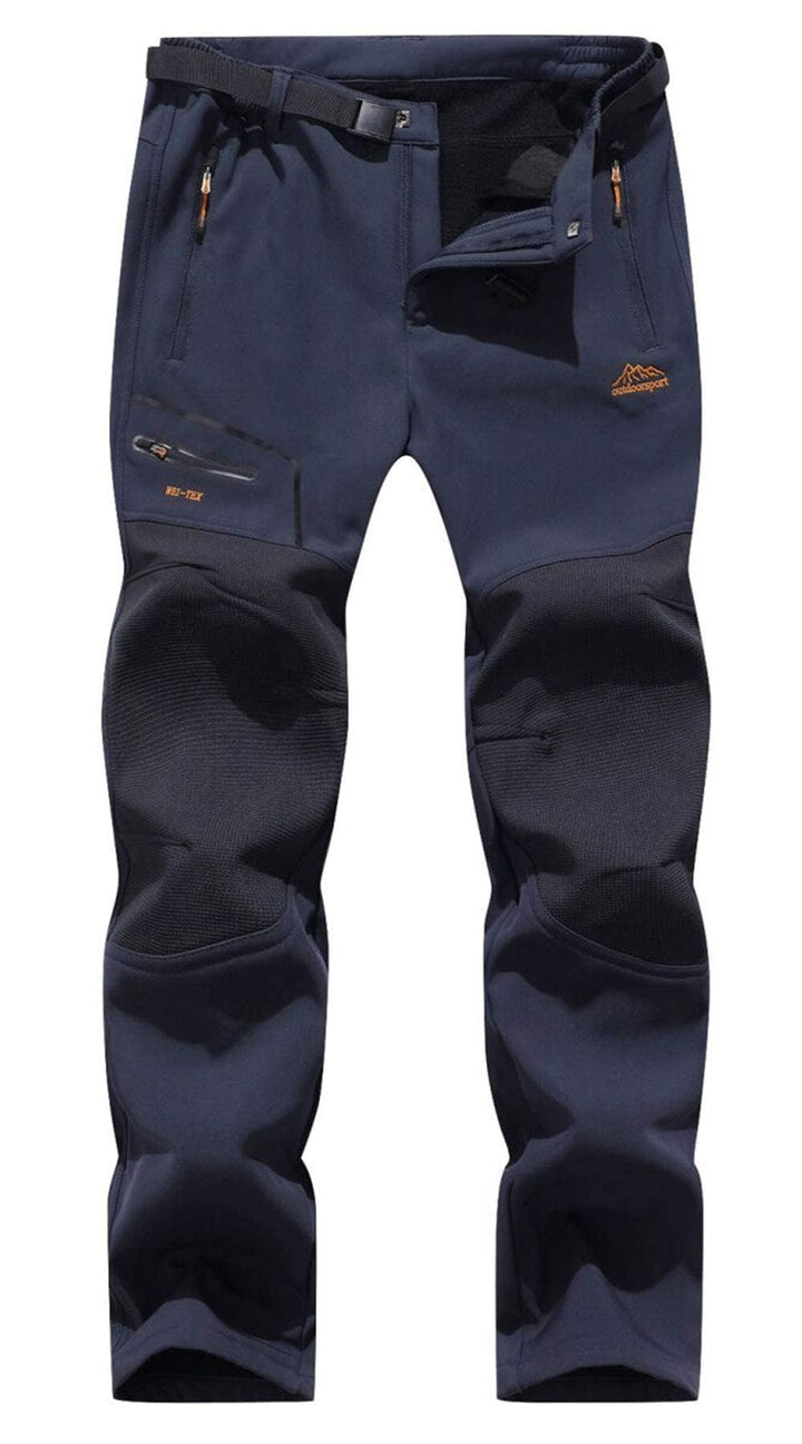 BenBoy Herren Wanderhose Wasserdicht Softshellhose Outdoorhose Winddicht Warm Gefüttert Skihose Snow