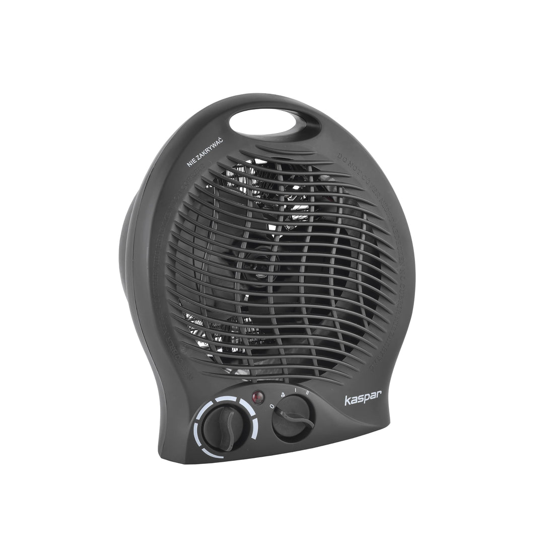 KASPAR Heizlüfter Klein Kompakt Thermoventilator Elektroheizer 1000 W 2000 W Mit Ventilatorfunktion