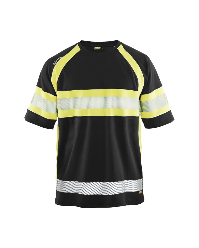 Blaklader UV-T-Shirt High Vis 3337-1051 - Grösse 6XL - Schwarz/Warngelb Schwarz/Warngelb 6XL, Schwar