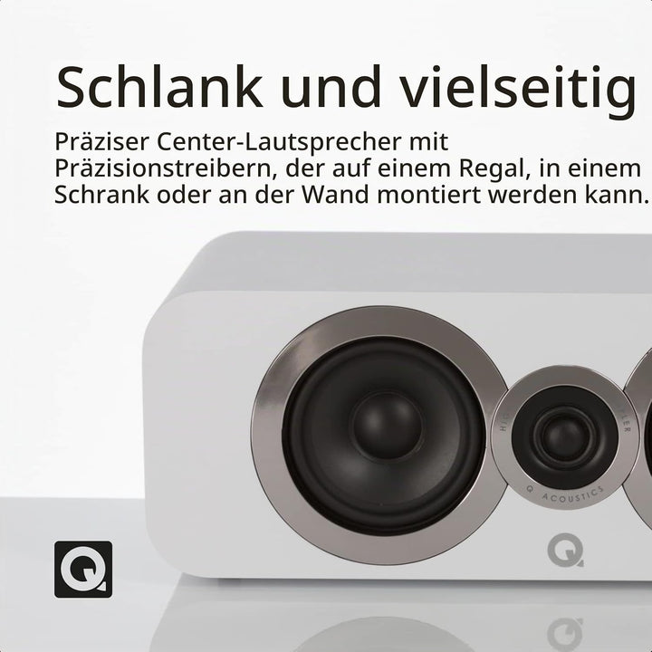 Q Acoustics Centerlautsprecher Q 3090 CI Weiss, Weiss