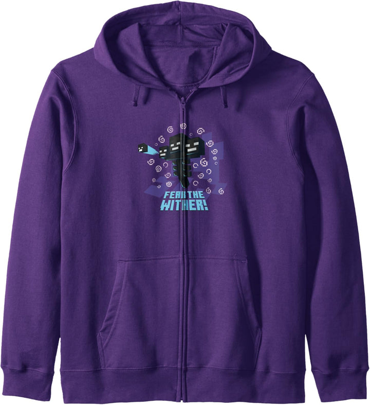 Minecraft Wither Fürchte dich vor dem Verdorren! Kapuzenjacke