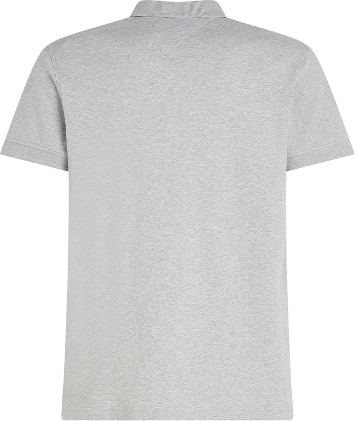 Tommy Hilfiger Herren Kurzarm Poloshirts XL Grau (Light Grey Heather), XL Grau (Light Grey Heather)
