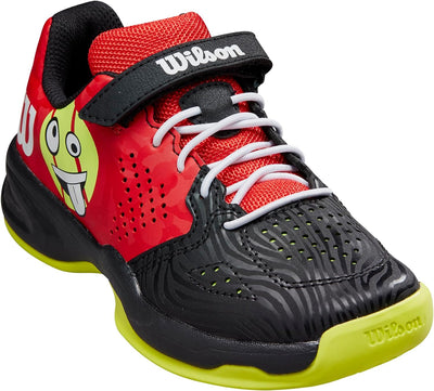 Wilson Unisex Kinder KAOS Emo Sneaker 27 1/3 EU Wilson Red Black Safety Yellow, 27 1/3 EU Wilson Red