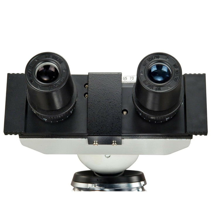 AmScope M82EZ-C50S OMAX Lab LED Compound Binokularmikroskop mit 5MP Kamera und mechanischem Tisch, 4