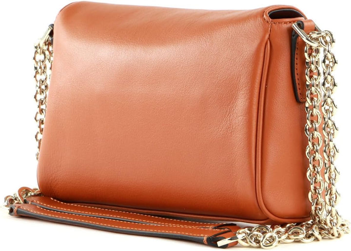 Calvin Klein Flap Crossbody Cognac