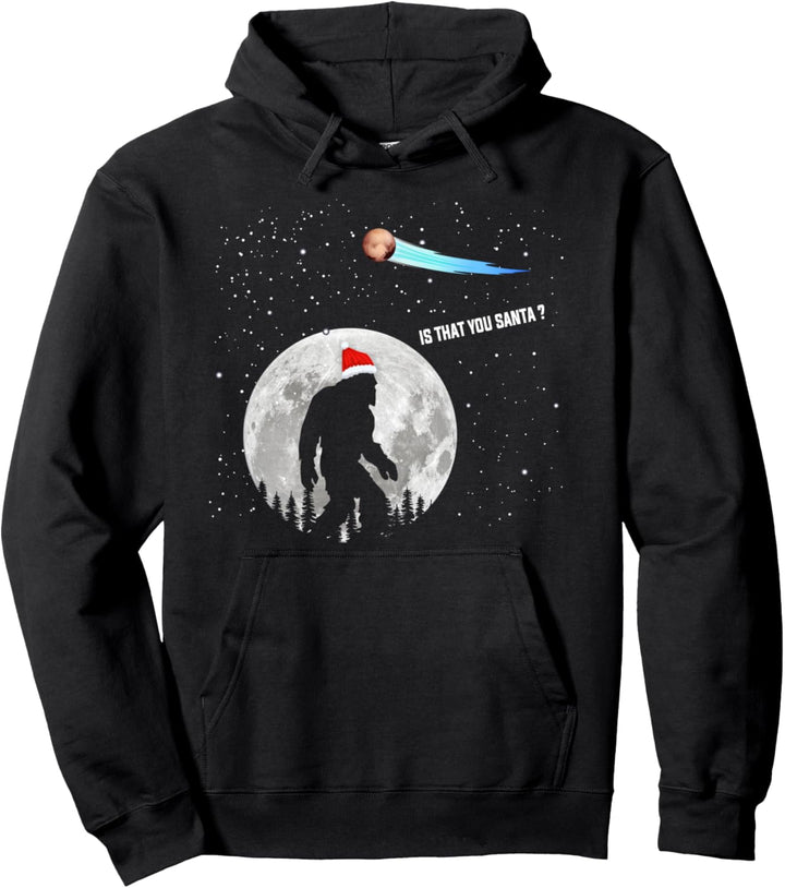 Lustiger Bigfoot Weihnachtsschranke Yeti Never forget Pluto Pullover Hoodie