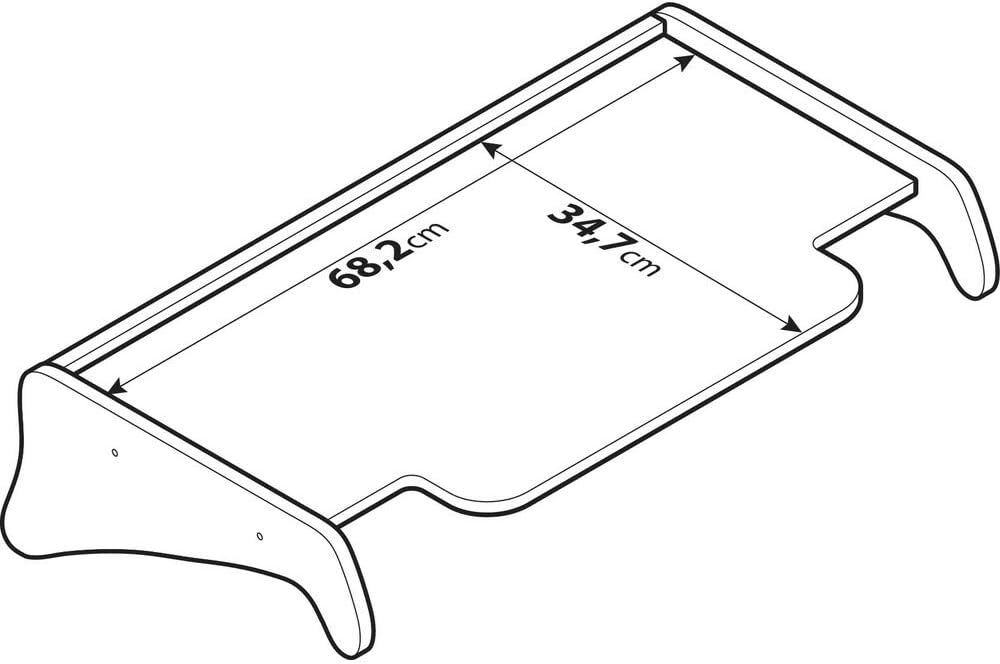 LAMPA 96059, Ablagetisch für das Armaturenbrett.