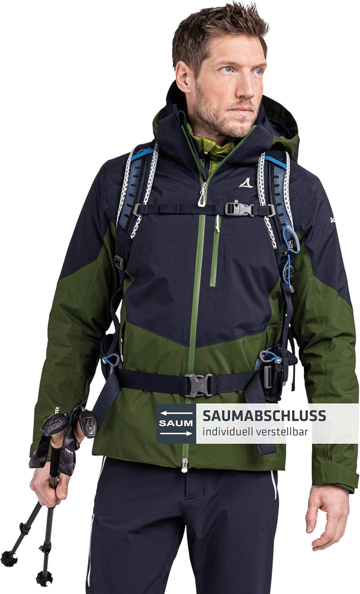 Schöffel Herren Gaschurn 2l Jacke Regenjacke Hardshelljacke 46 navy blazer, 46 navy blazer