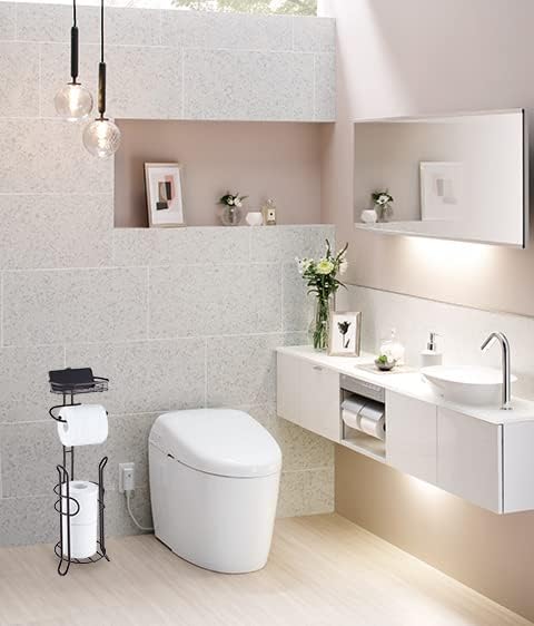 SunnyPoint Schwerer Toilettenpapierhalter für das Badezimmer, mit Reserve und Ablage, der Reserve-Be