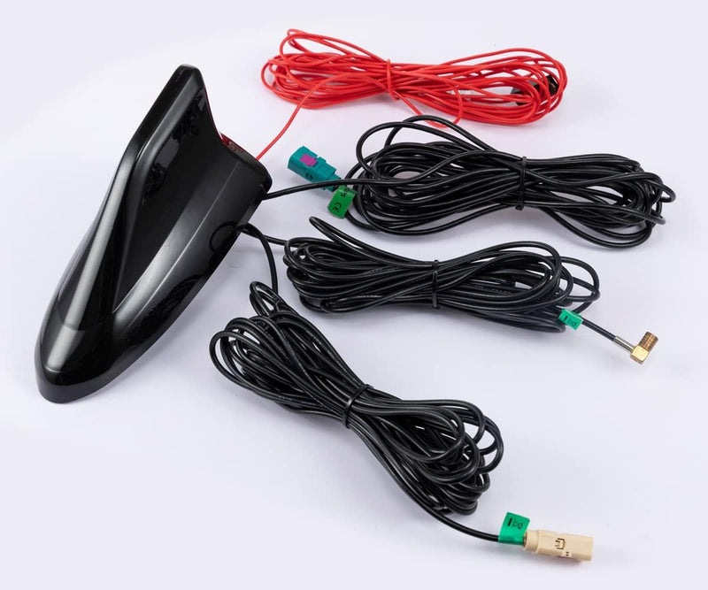 Vecys Shark Fin Antenne DAB DAB+ Auto Digitalradio GPS Navigationssystem FM/AM Autoradio Radio Kombi