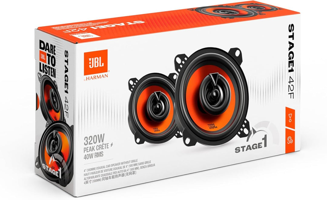 JBL Stage1 GEN2 42F Koaxial Lautsprecher Auto 100mm (4 Zoll): von Harman Kardon Car HiFi mit 40W RMS