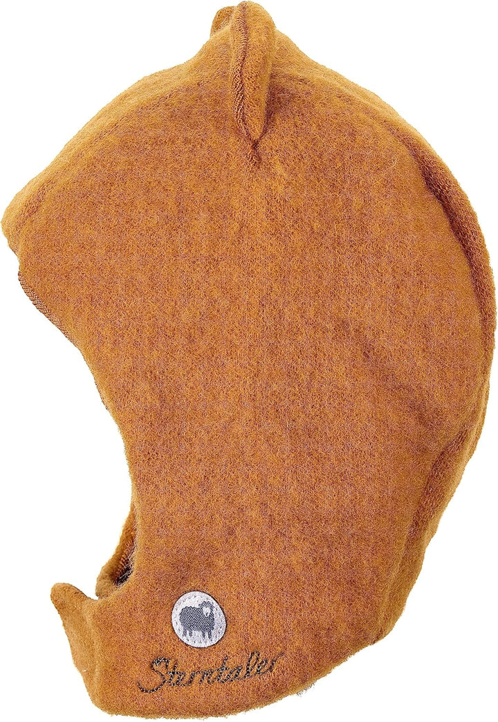 Sterntaler Unisex Baby Schalmütze aus Wolle (Merino) Mütze 45 rost, 45 rost