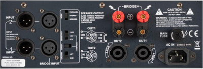 Pronomic TL-200 Endstufe - Stereo-Leistungsverstärker mit 2x 500 Watt an 2 Ohm - Lüfter Temperaturge