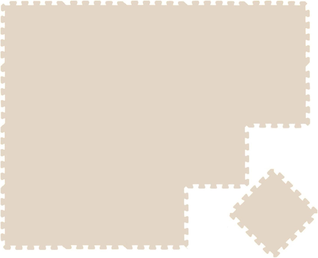 LittleTom 18 Teile Spielmatte Baby Puzzlematte ab Null - 30x30 Krabbelmatte Baby - Spielmatte Kinder