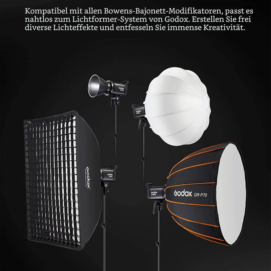 Godox SL60IID 6500K White LED Video Light 8 FX Effects, Silent Mode, 0%~100% Brightness Adjustment f