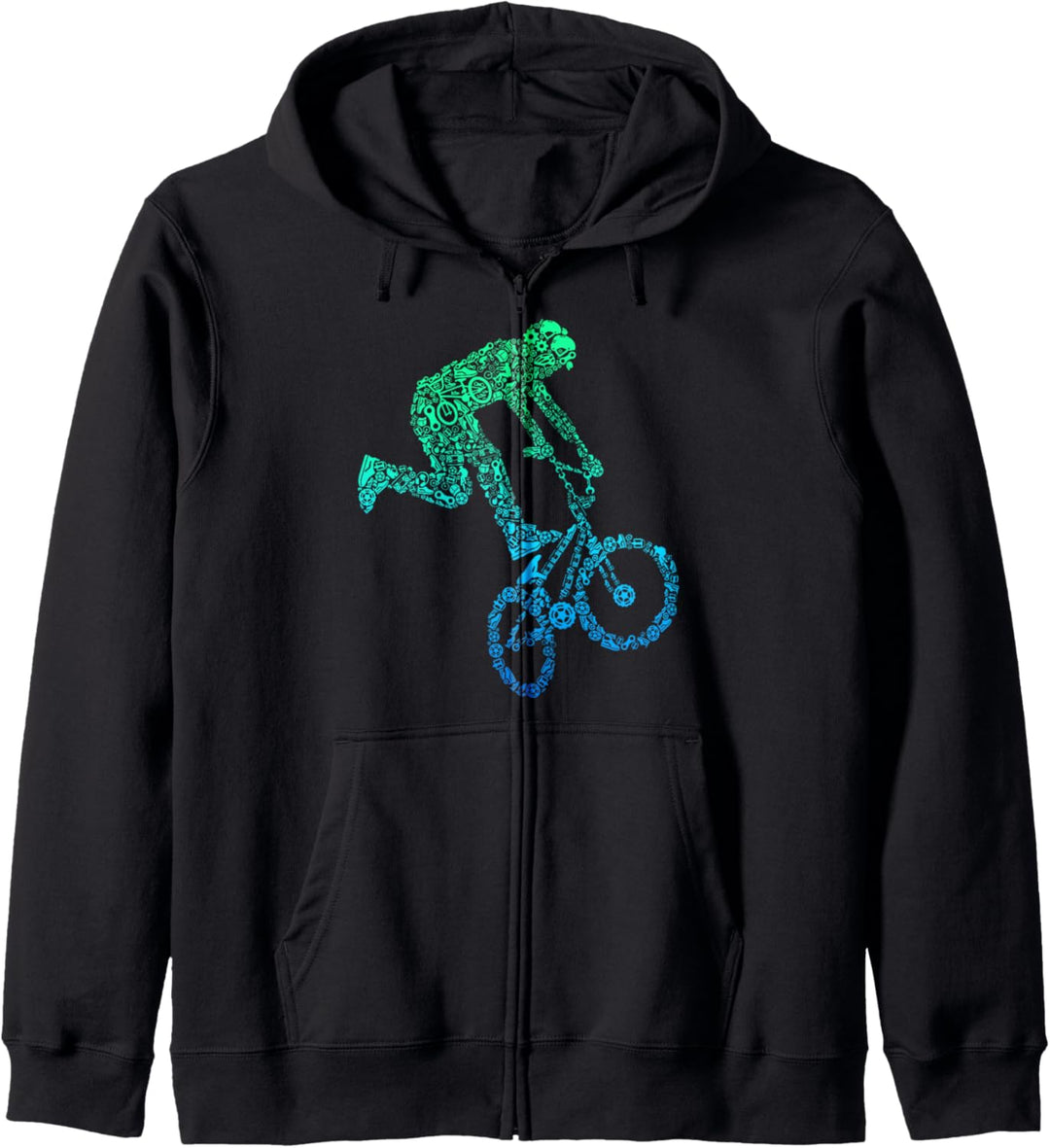 BMX Stunt Dirt Bike Freestyle Fahrer Jungen Kinder Kapuzenjacke