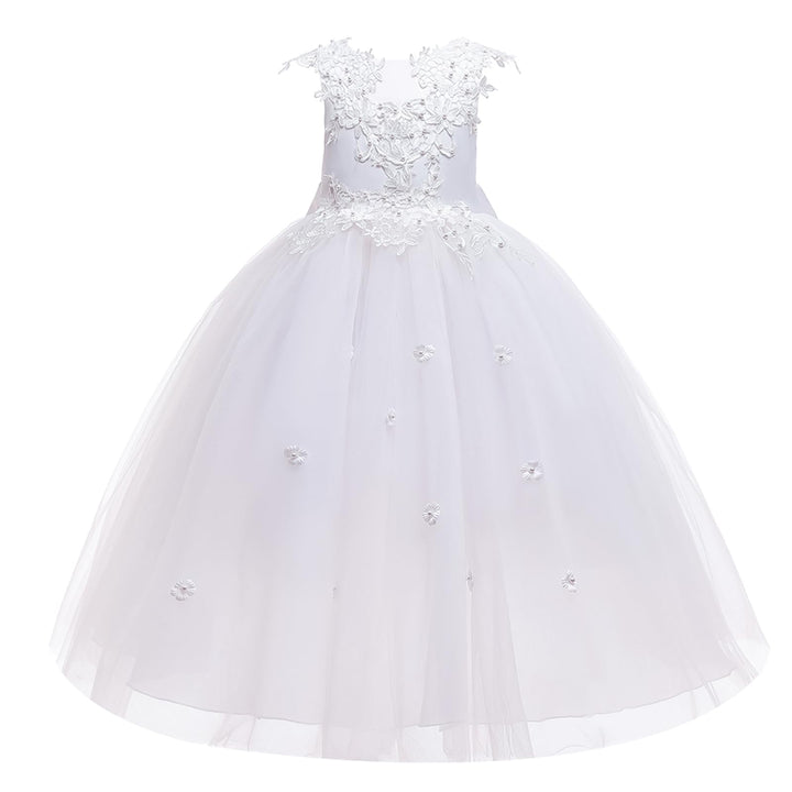LOLANTA Festliches Kleid Mädchen, Prinzessin Kleider Mädchen Hochzeit Partykleid, Elegant Langes Abe