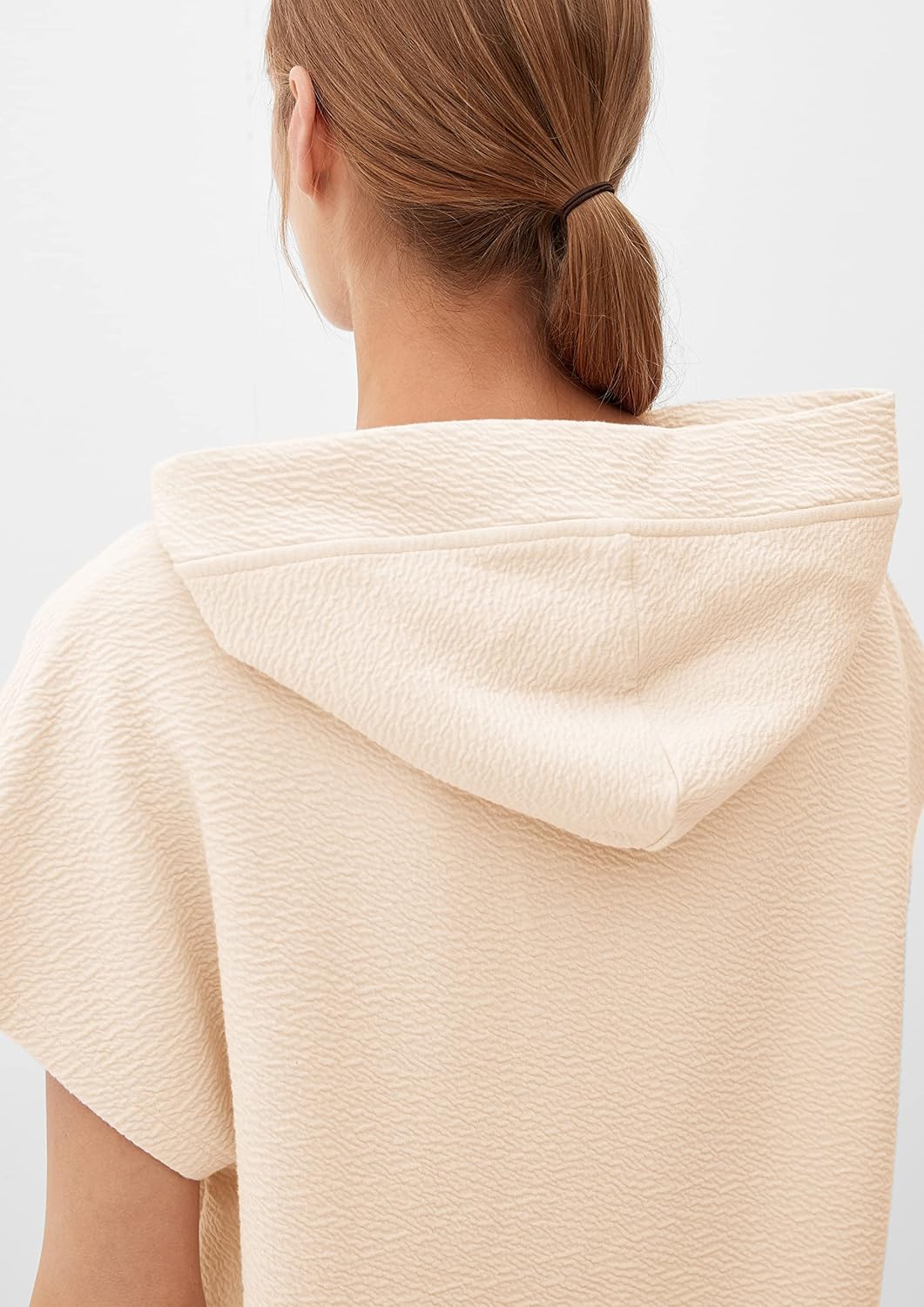 s.Oliver Damen Sweatshirt Kurzarm, 40 Beige