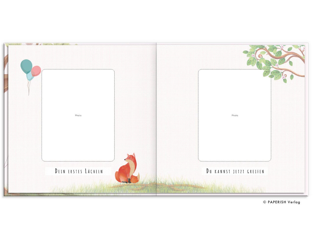 Babyalbum - UNSER ERSTES GEMEINSAMES JAHR (rosé): Die schönsten Momente und Erinnerungen - Erinnerun