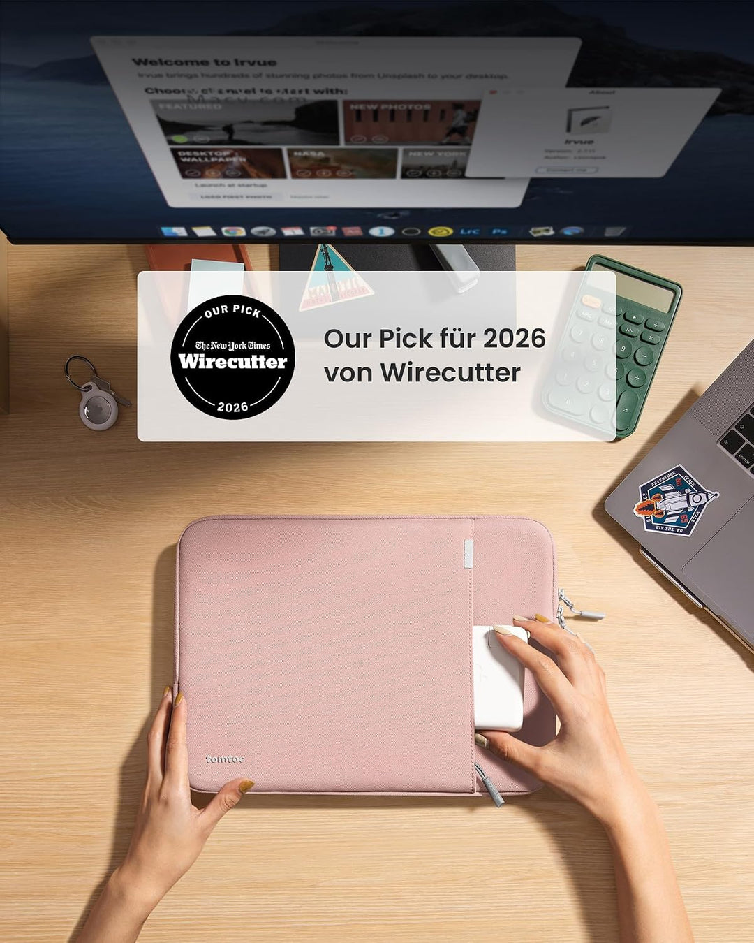 tomtoc 360° Laptop Tasche Hülle für 14-Zoll MacBook Pro M5 Pro/Max (2026), M5/M4/M3/M2/M1 A3434 A311