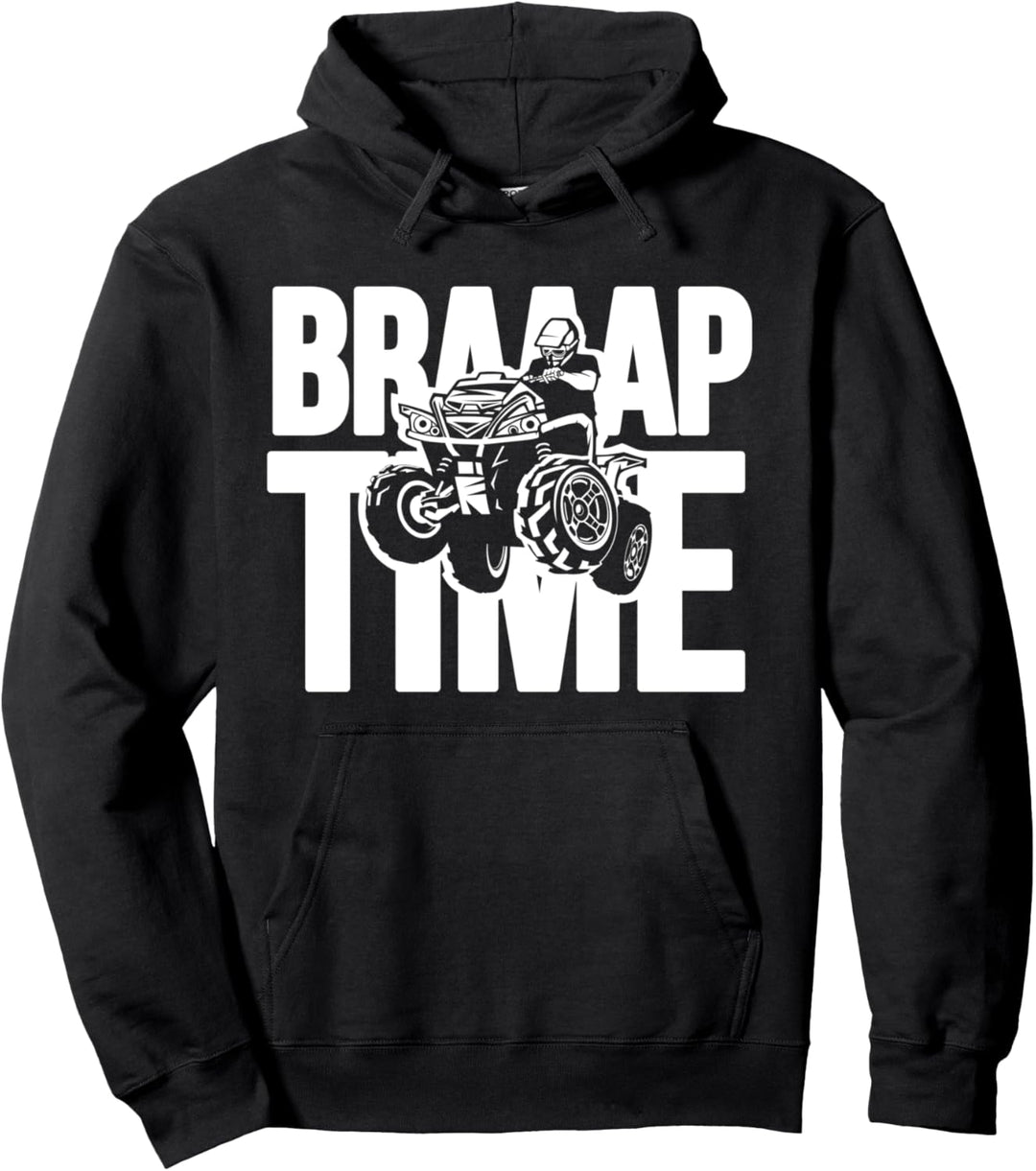 Quad Braaap Time Quad-Fahrer Off-Road Motor Sport Geschenk Pullover Hoodie