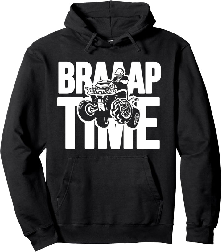 Quad Braaap Time Quad-Fahrer Off-Road Motor Sport Geschenk Pullover Hoodie
