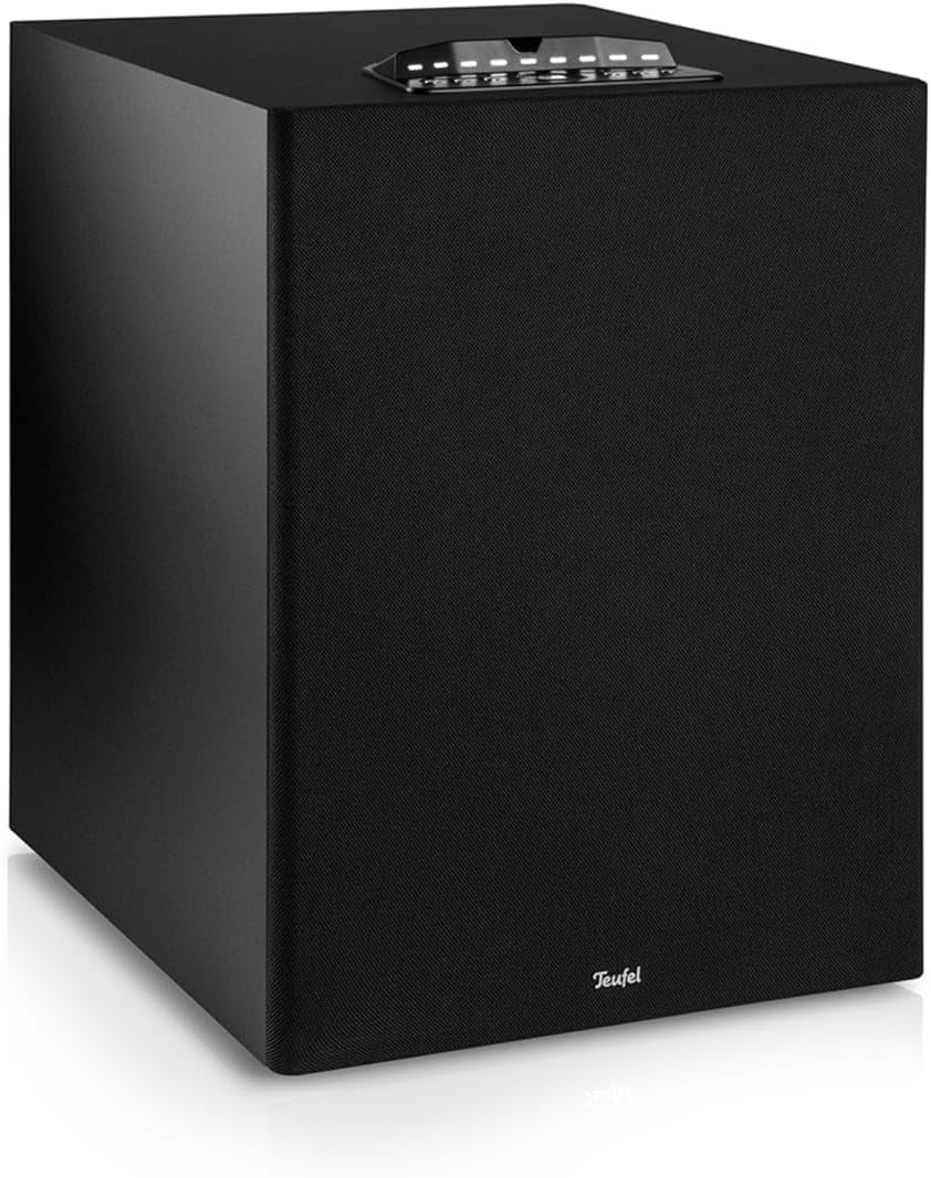 Teufel Concept 12 Subwoofer 5.1-Mehrkanal-Subwoofer mit 300-mm-Tieftöner für extrem tiefen Kickbass