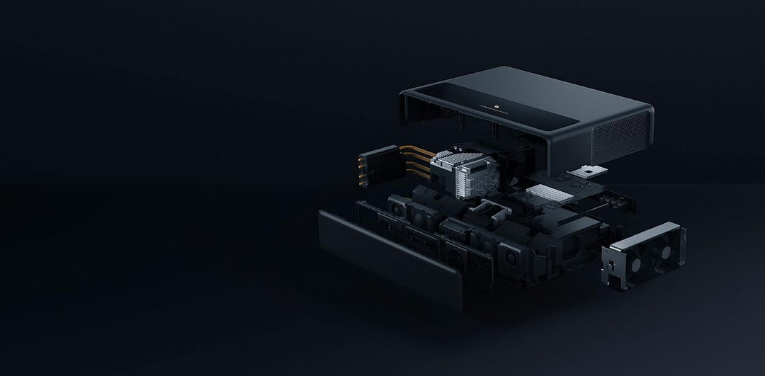 Xiaomi Mi 4K Laser Projector 150" (Ultra-HD, 80-150" Bilddiagonale, 1600 ANSI Lumen, ALPD 3.0, 2 x 1
