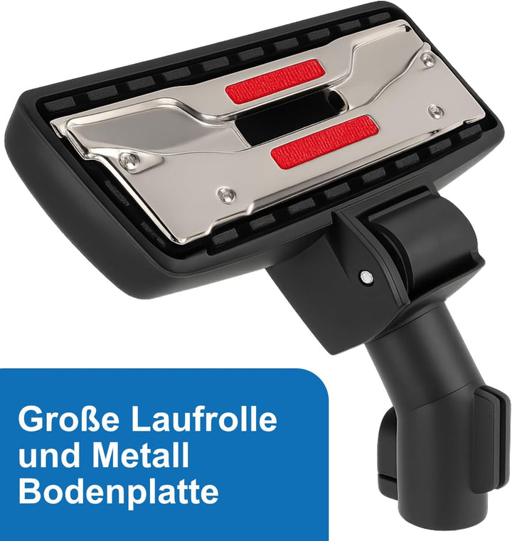 DeClean Bodendüse Bürste kompatibel mit Miele Staubsauger C1, C2, C3, Complete, Compact, Classic, S8