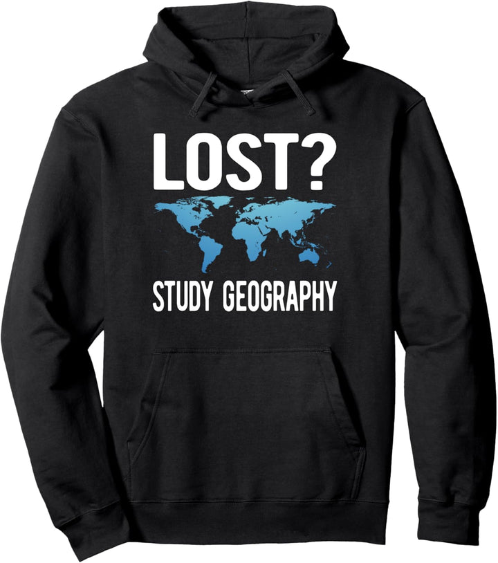 Lustige Geographie Lehrer - Lost Study Geographie Pullover Hoodie
