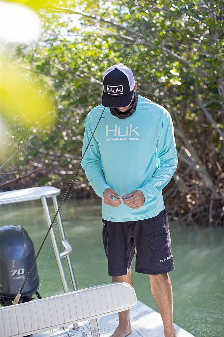 HUK Herren Kurz Next Level 10.5" Short | Quick-Drying Performance Fishing Shorts with UPF 30+ Sun Pr