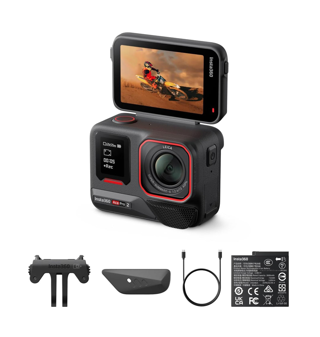Insta360 Ace Pro 2-8K Action-Kamera mit Leica, Flaggschiff-Sensor der nächsten Generation und Dual-A